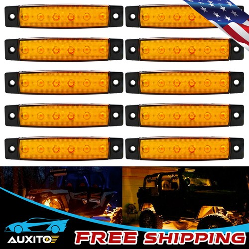 Led amber rock pod light - light, 10