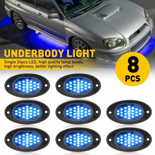 8pods blue led rock - blue, neon