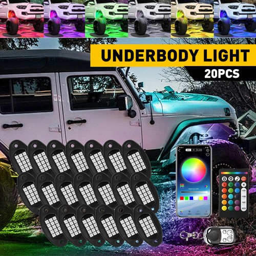 20x rgb led pods - led,