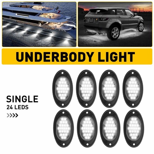 8pods white led - white, lights