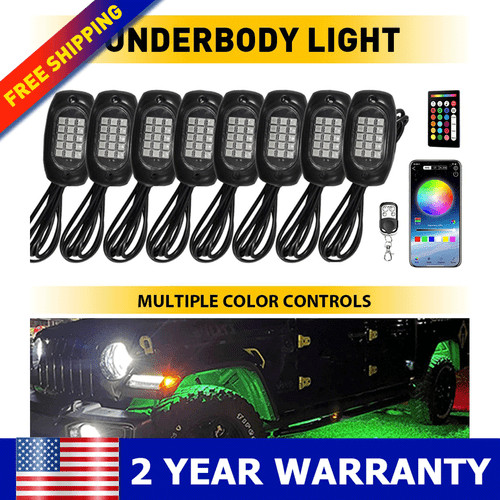8pods rgb led - rgb, rock