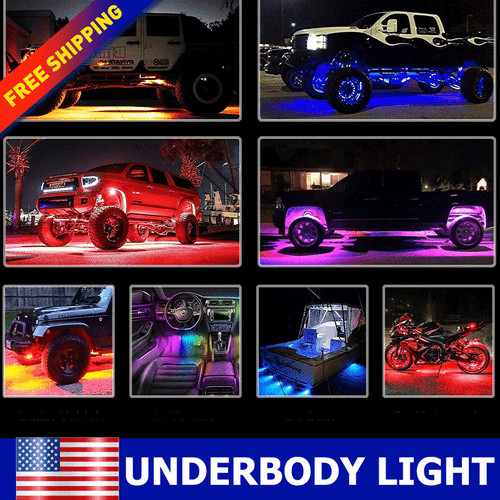 12pods rgb led rock - rock, kit