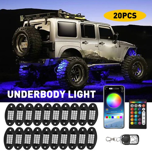 20pods rgb led rock - led, kit